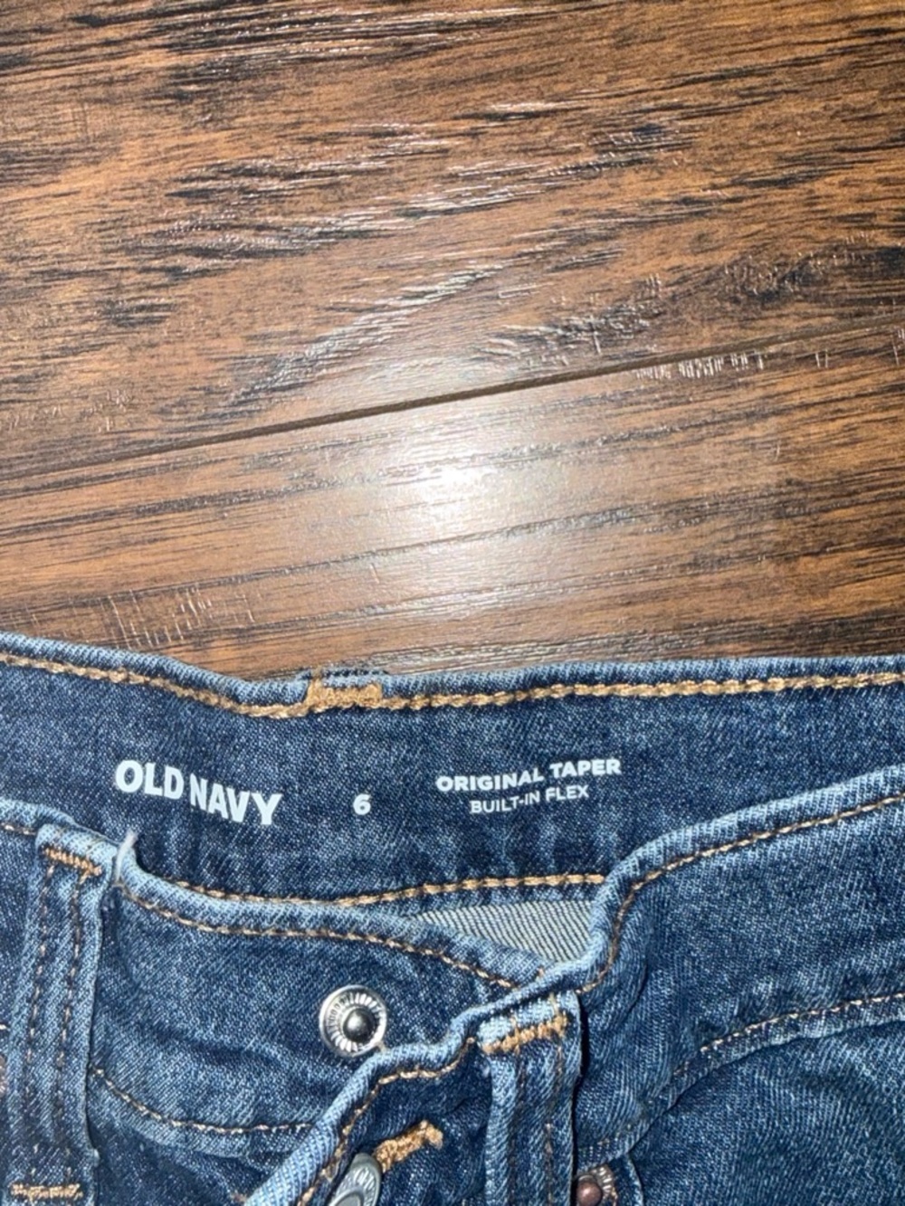 Old Navy Dark Blue Straight Leg Jeans